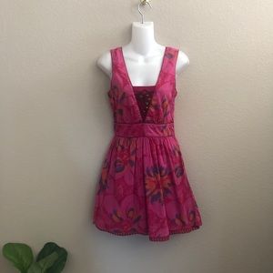 3/$20 Free People Printed Sleeveless Short Dress